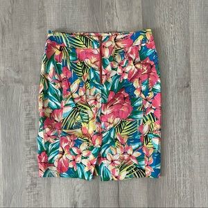 Ann Taylor Loft Tropical Skirt